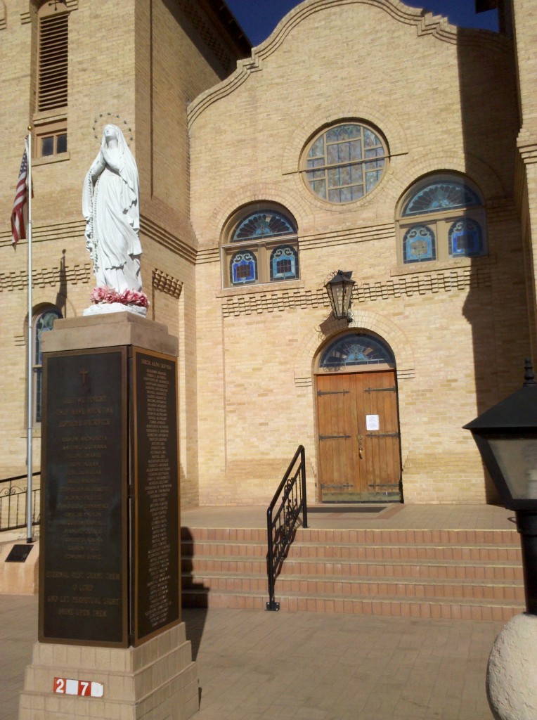 Catholic Cathedral in Mesilla, NM.