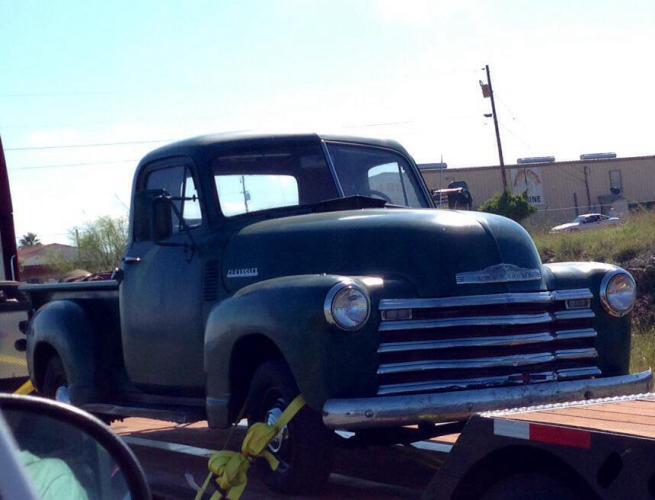 The grand daddy of "Silver," our Chevy Silverado pick up. Kevin or Ted, what year is this truck?