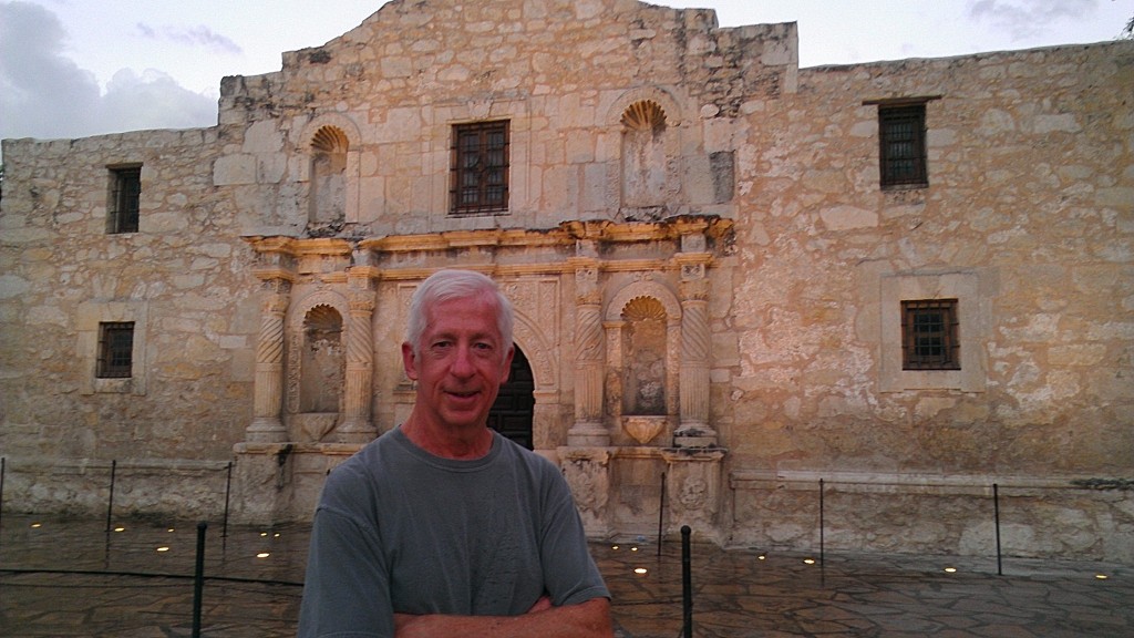 Brian at the Alamo.