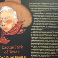 Garner came by the name "Cactus Jack" for advocating for the cactus as the state flower of Texas - it was not selected :(