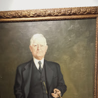 Portrait of John Nance Garner hanging in his museum.