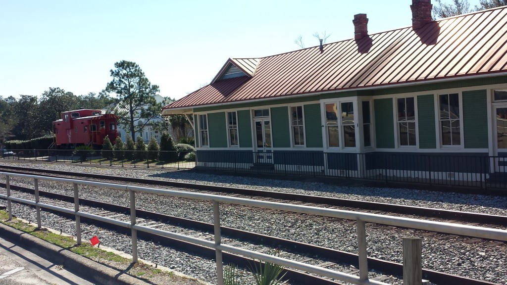 DeFuniak Springs Train station - our 2nd stop of the day.