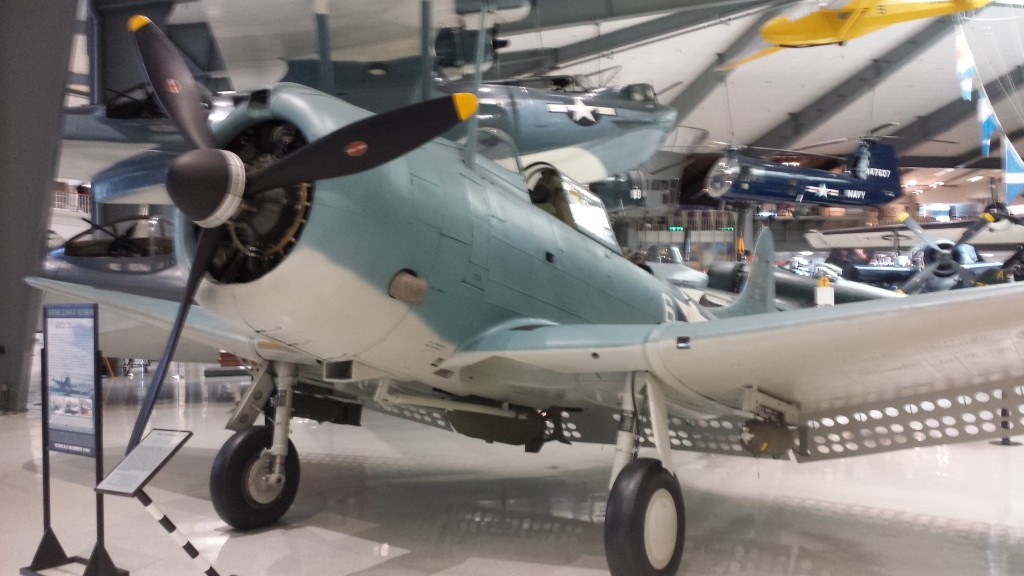 Grumman F4F Hellcat, which was famous for its service in the Battle of Midway.