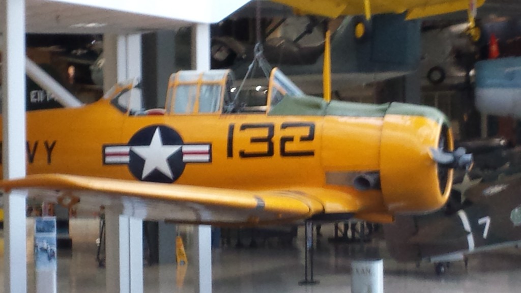 SNJ - WWII trainer aircraft, which my Uncle Paul flew at NAS Pensacola.