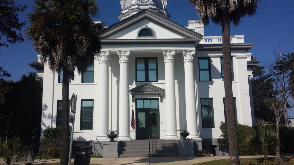 Jefferson County Courthouse in Monticello, FL.